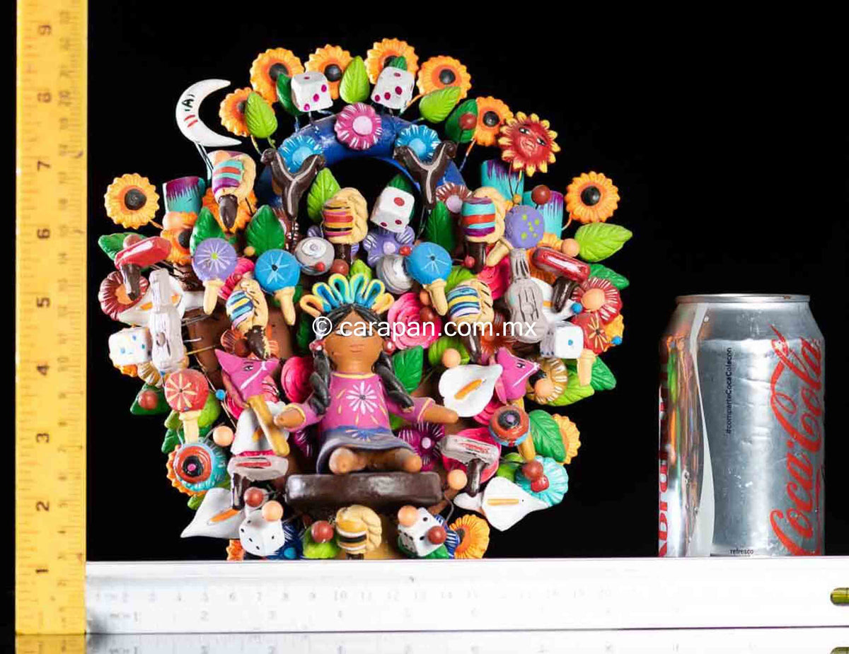 Mexican Toys Clay Tree of Life Metepec Pottery