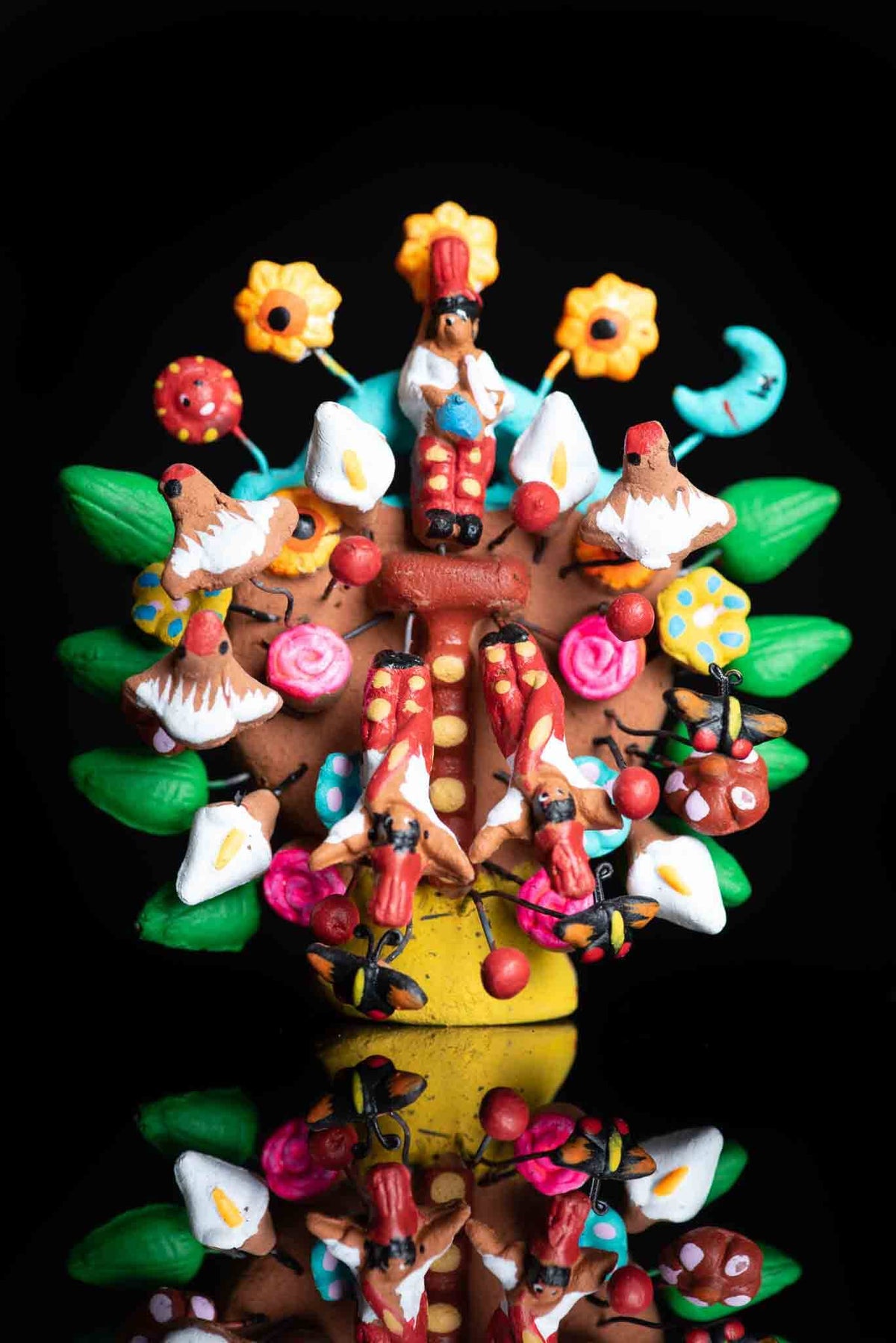 Miniature-Tree-Of-Life-Papantla-Dancers