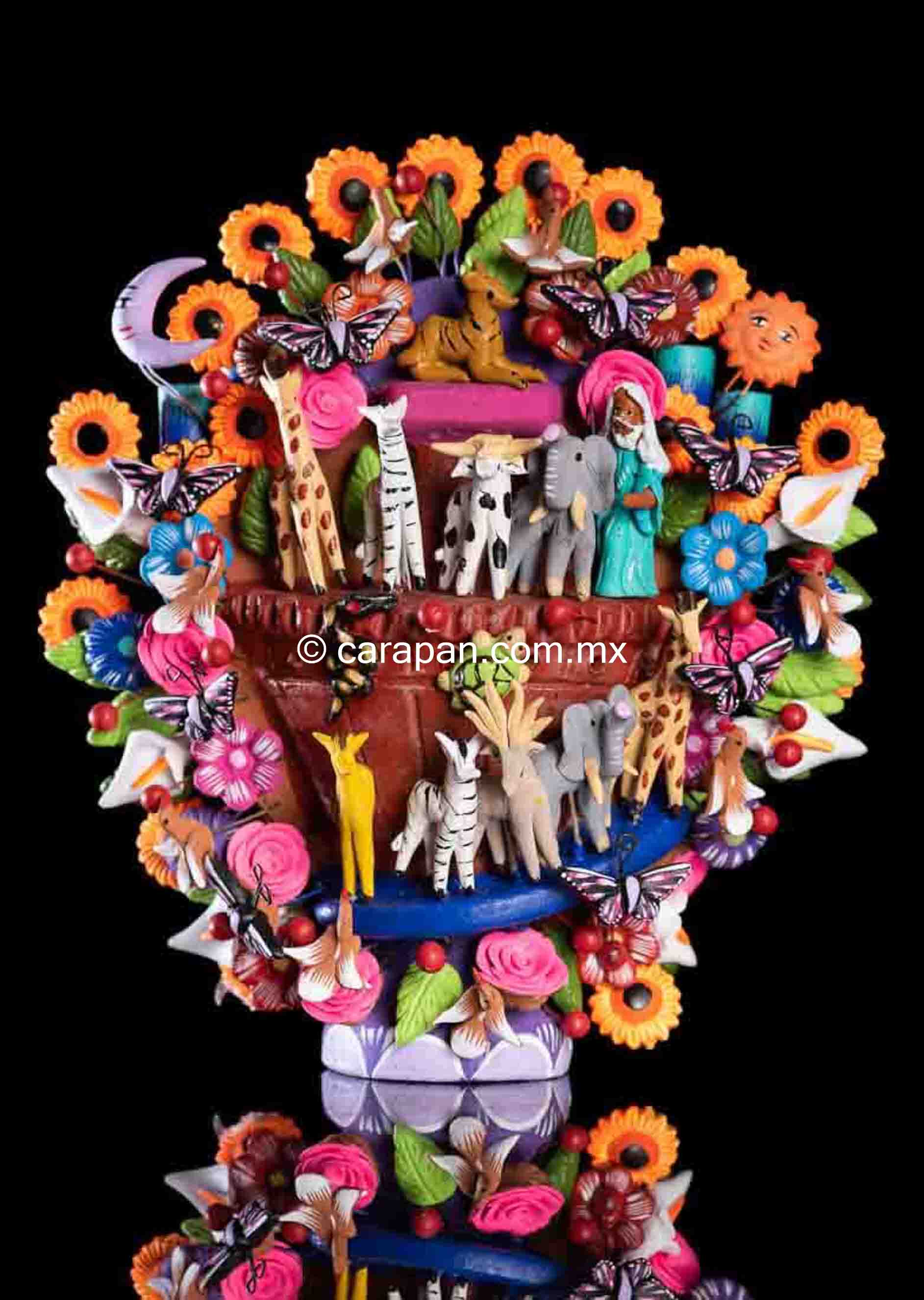 Noahs Ark Mexican Tree of Life – CARAPAN, MEXICAN ART GALLERY