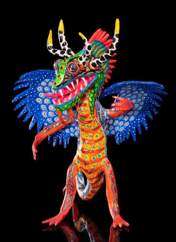 Paper Mache Monster, Alebrije, Paper Mache Mexican Dragon – CARAPAN ...