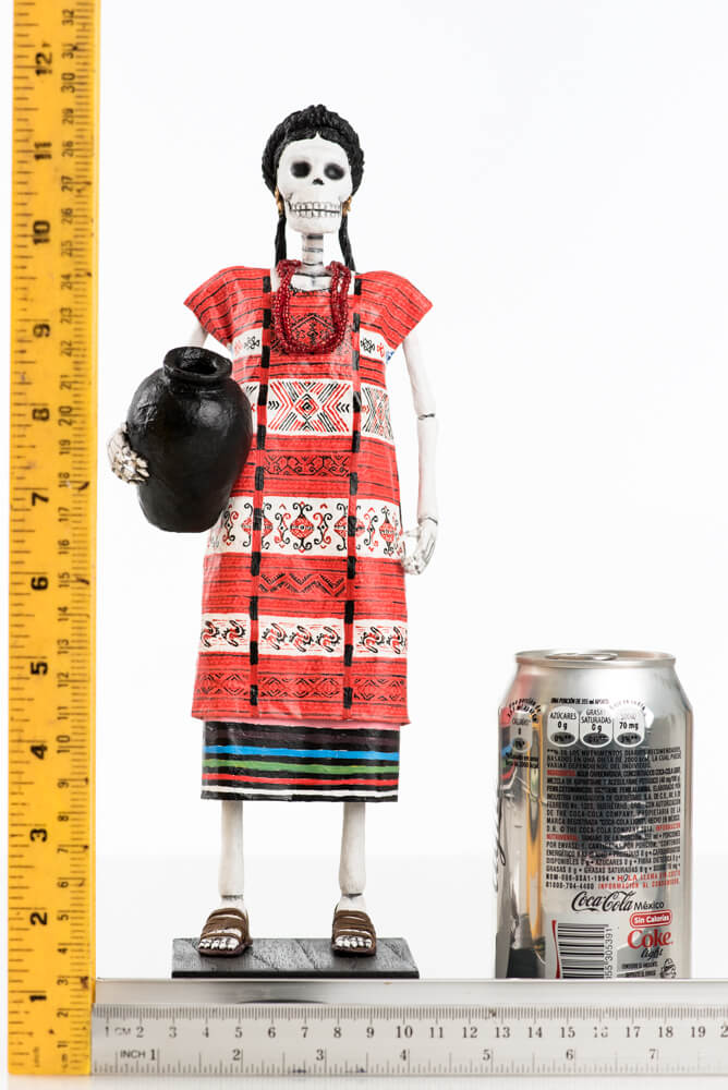 Paper-mache-day-of-the-dead-catrina-Oaxacan-costume-