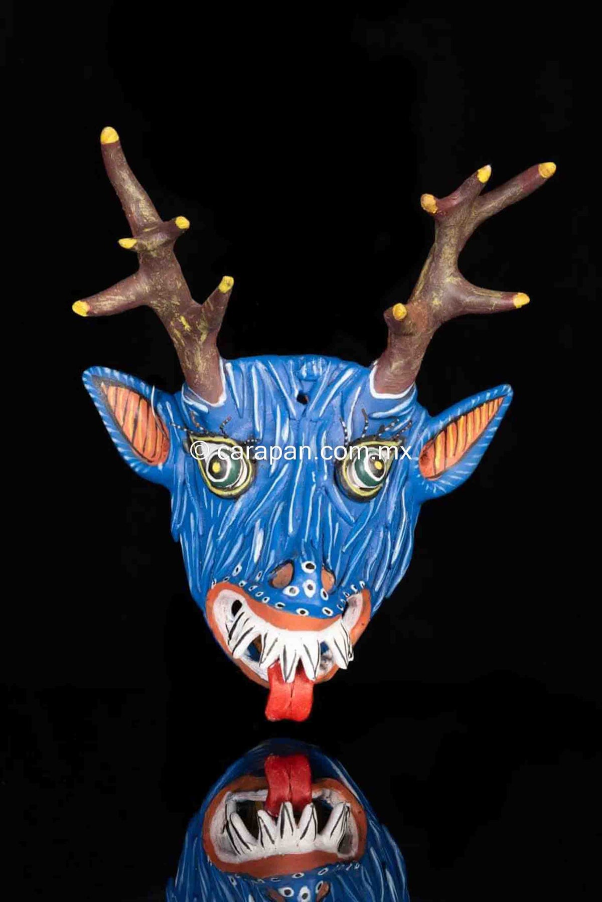 Devil Dragon Monster Clay Mask Ocumicho