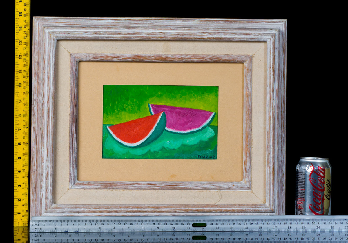 Watermelon Painting by Mexican Artist Cruz