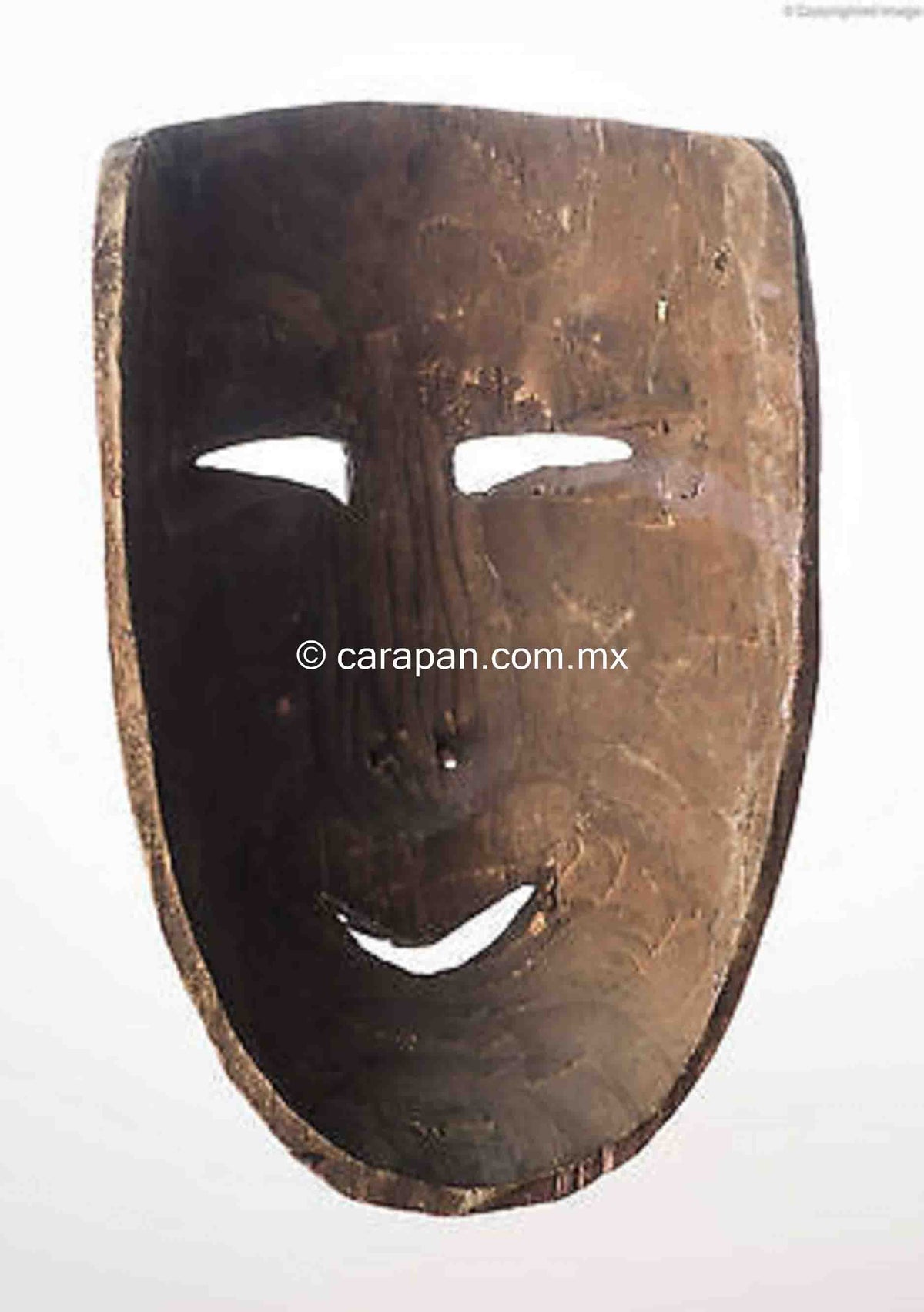 Vintage mexican wood mask